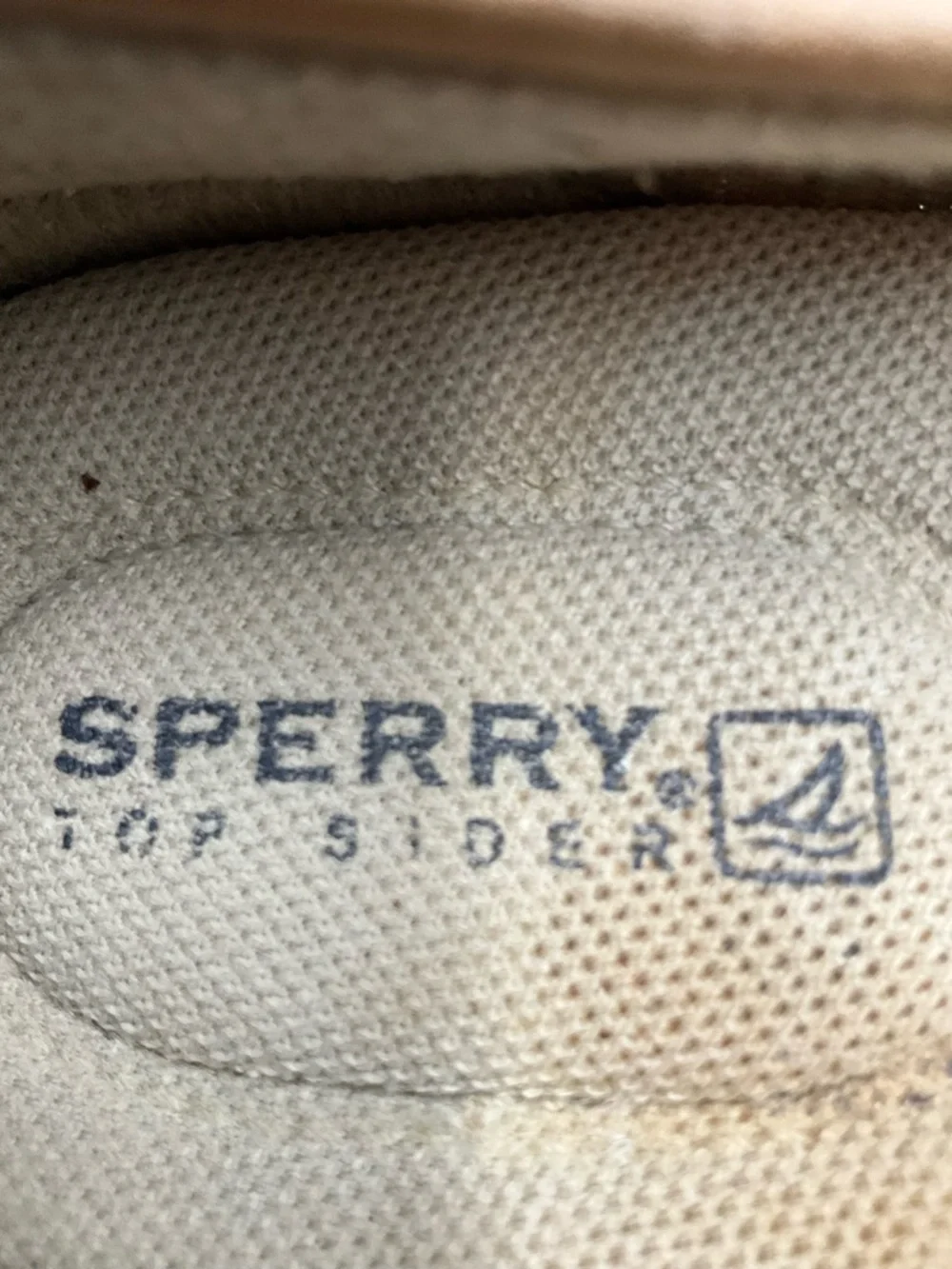 Sperry Boat Shoes Size 9 Tan Leather Boat Shoes with Mesh Panels
